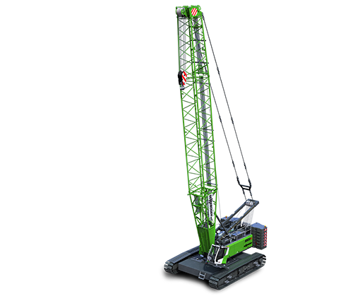 SENNEBOGEN crawler crane lattice boom 5500 G construction site